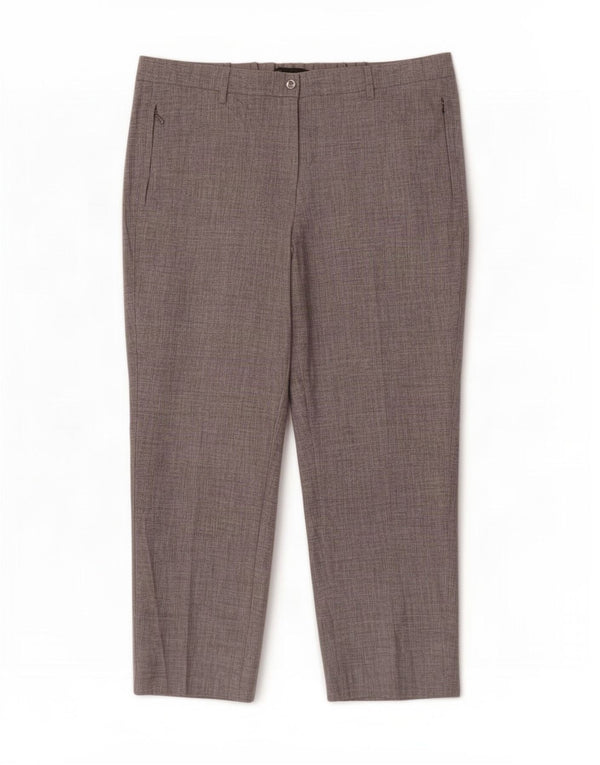 Marks & Spencer Γυναικείο ίσιο casual παντελόνι UK 18 XL W36 L28 Γκρι