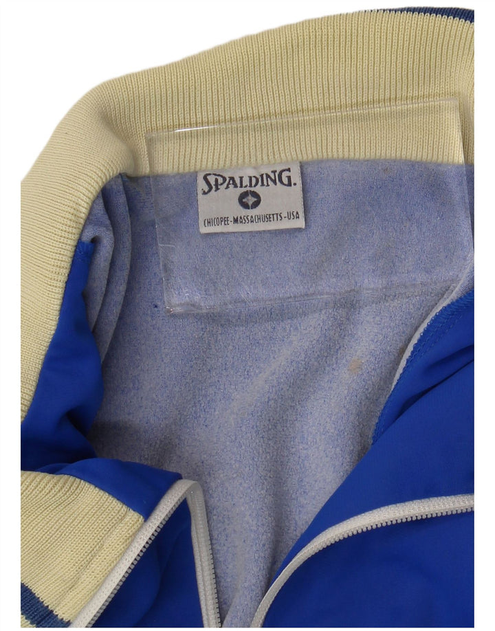 SPALDING Ανδρική φόρμα φόρμας γραφικών Top Jacket μεγάλο μπλε χρώμα