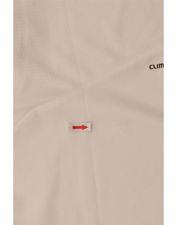 Adidas Mens Climalite Vest Top Large White Colourblock Πολυεστέρας