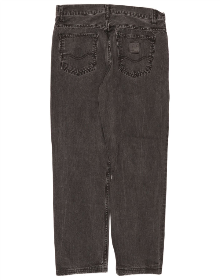 Ανδρικό τζιν ίσιο Carhartt W31 L28 Γκρι βαμβακερό