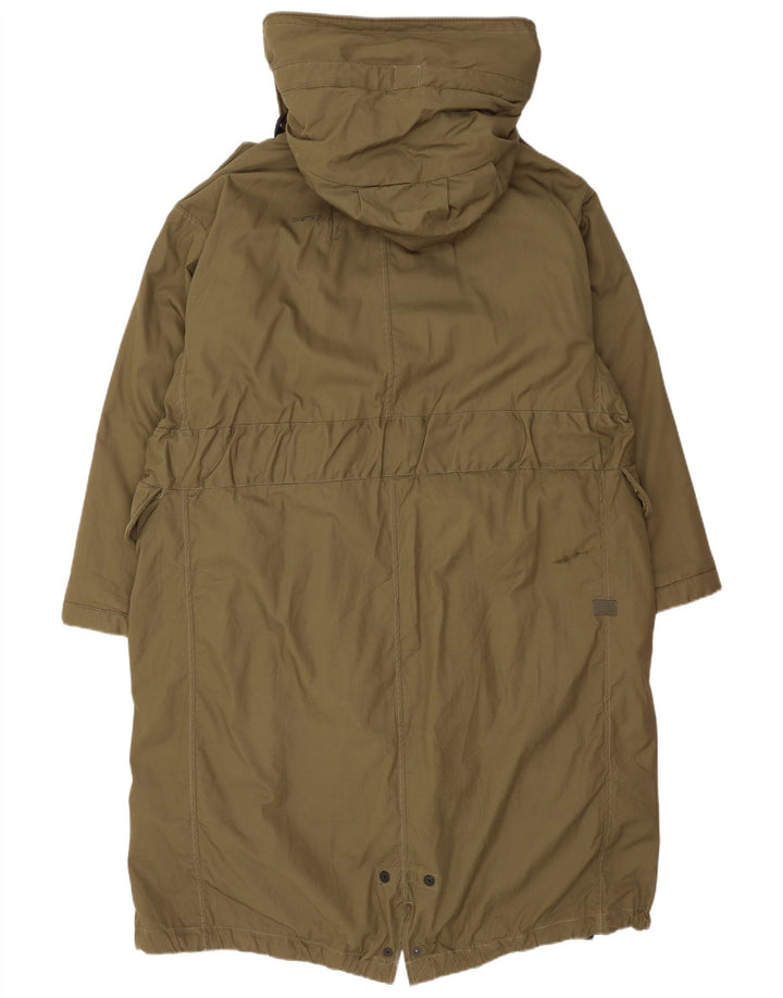 Ανδρικό μπουφάν Parka με κουκούλα G-Star UK 40 Large Khaki Polyester