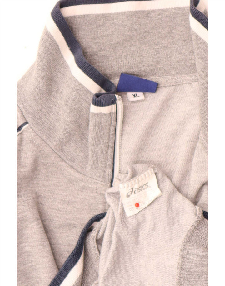Ανδρική φόρμα φόρμας γραφικών Asics Top Jacket XL Grey Polyester Sports