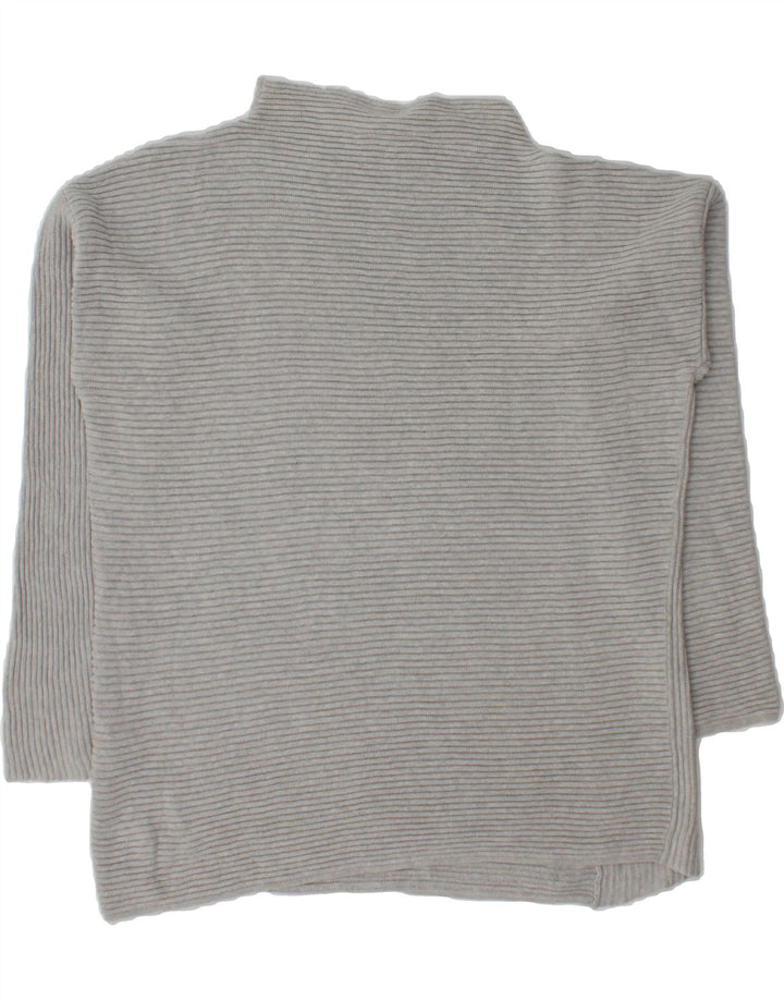 JOULES Womens Turtle Neck Jumper Sweater UK 12 Medium Grey Vintage Joules and Second-Hand Joules from Messina Hembry 