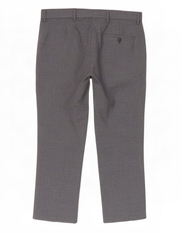 Marks & Spencer Ανδρικό παντελόνι Chino με κανονική εφαρμογή W36 L29 Μπλε πολυεστέρας