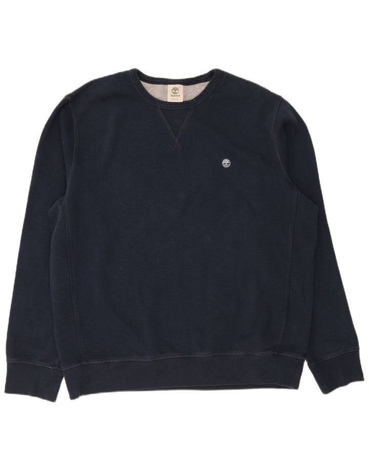 TIMBERLAND Ανδρικό Φούτερ Jumper 2XL Navy Blue Cotton