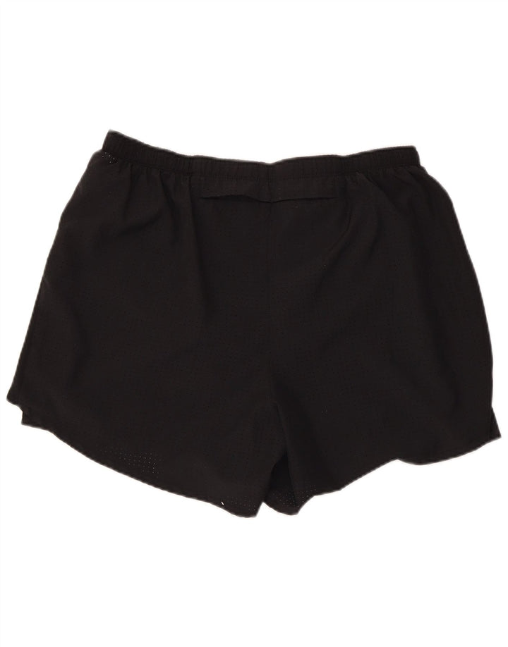 Ανδρικό γραφικό αθλητικό σορτς NIKE Dri Fit, μαύρο πολυεστέρα XL