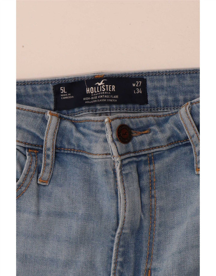 Γυναικείο τζιν Hollister Flared W27 L34 Μπλε βαμβακερό
