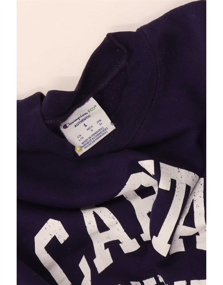 Ανδρικό γραφικό φούτερ Champion Jumper Large Purple