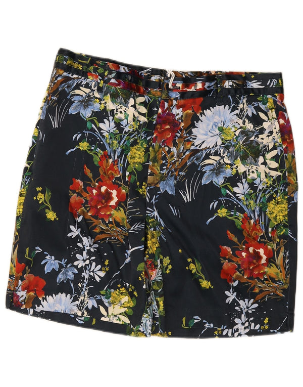Zara Ανδρικό σορτς Chino Χαβάης EU 42 Large W32 Πολύχρωμο Floral