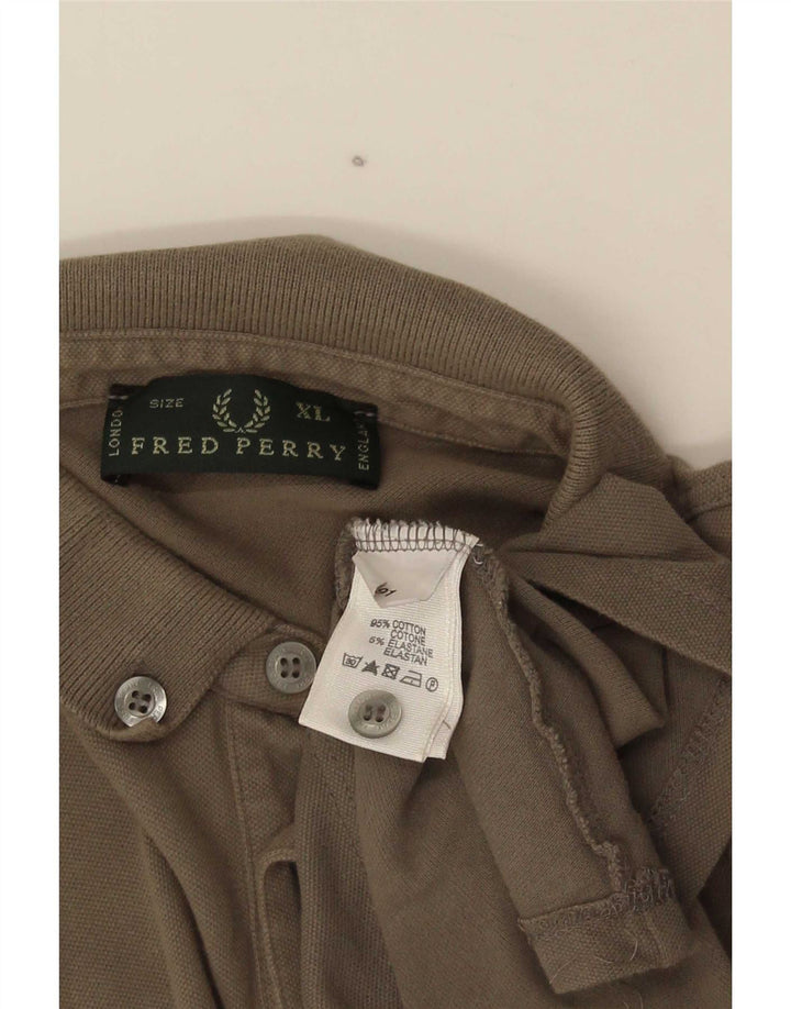 Fred Perry Ανδρικό Πόλο Μπλουζάκι XL Γκρι βαμβακερό