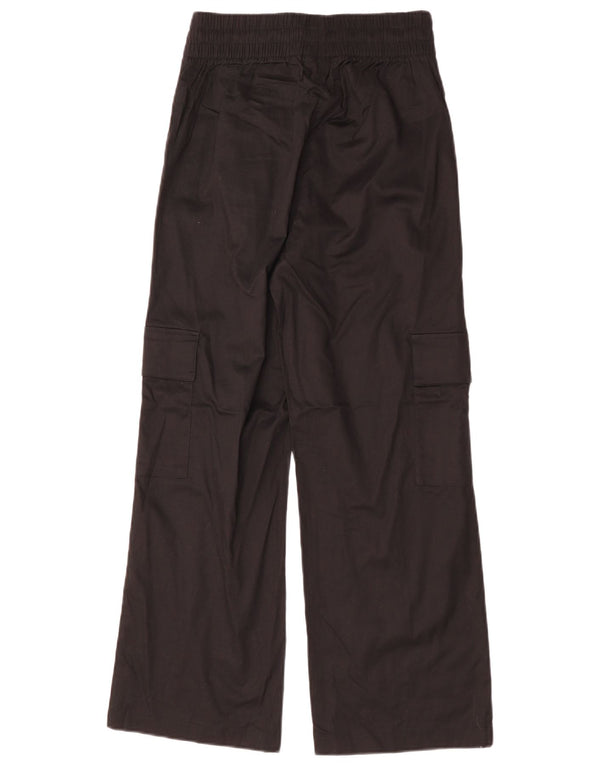 ADIDAS Γυναικείο ψηλόμεσο παντελόνι Cargo UK 8/10 Small W25 L28 Μαύρο