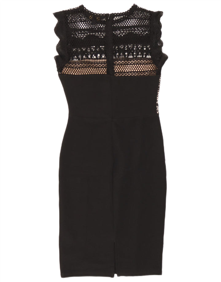 Lipsy γυναικείο αμάνικο φόρεμα με θήκη UK 8 Small Black Polyester