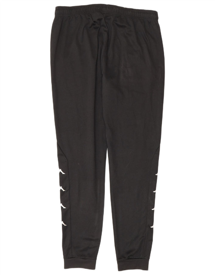 Ανδρική φόρμα γραφικής Kappa Παντελόνι Joggers XL Μαύρο Πολυεστέρα