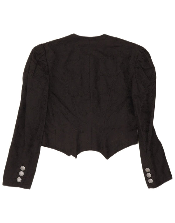 Gossl Γυναικεία ζακέτα Trachten Crop Top EU 40 Medium Black Lenn