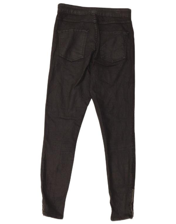 Zara Γυναικείο Skinny Casual Παντελόνι EU 38 Small W28 L26 Μαύρο