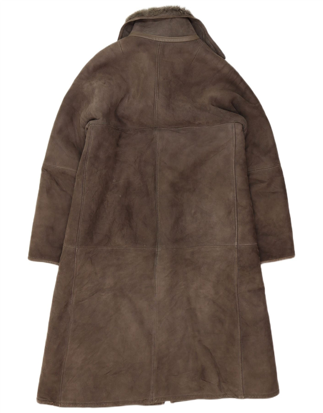 Vintage Γυναικείο Παλτό Shearling IT 42 Medium Grey Shearling