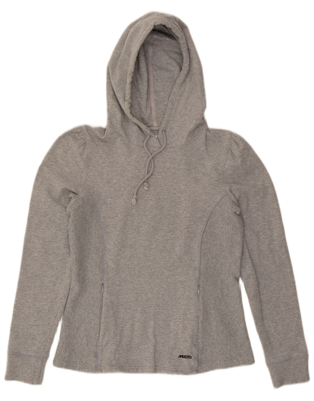Musto Γυναικείο Hoodie Jumper UK 10 Small Grey Cotton