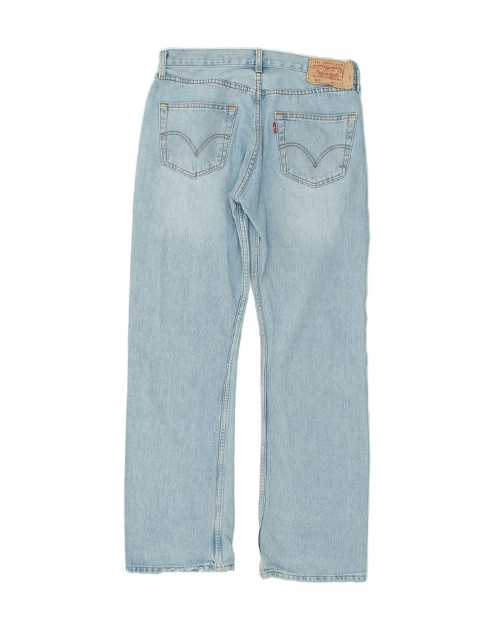 LEVI'S Ανδρικό τζιν 501 ίσιο W32 L32 Μπλε βαμβακερό