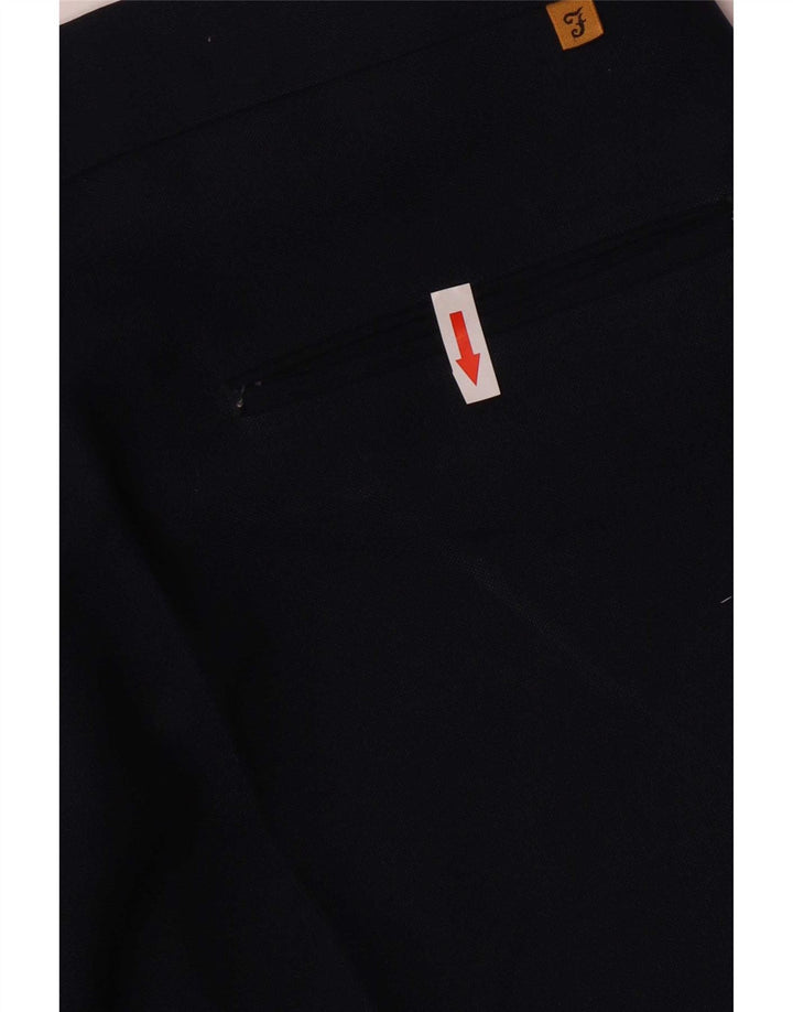 Farah Ανδρικό ίσιο casual παντελόνι W36 L30 Navy Blue Polyester