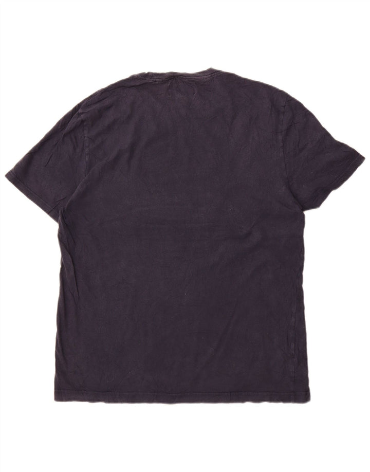 Ανδρικό γραφικό T-Shirt Penguin Top XL Navy Blue Cotton