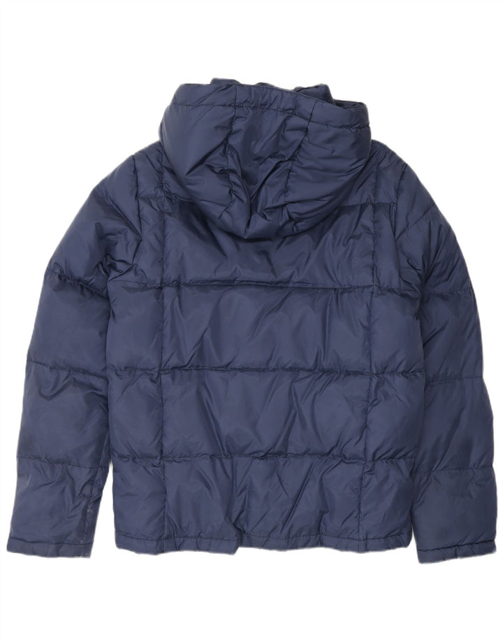 Ανδρικό μπουφάν με κουκούλα KAPPA UK 38 Medium Navy Blue Polyamide