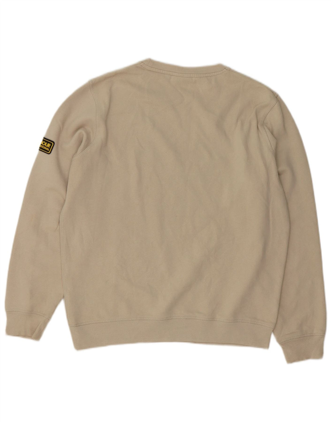 Ανδρικό φούτερ Barbour Jumper Μεσαίο Μπεζ βαμβακερό