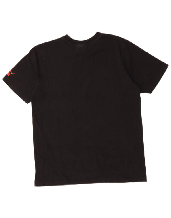 Puma Boys Graphic T-Shirt Top 13-14 Years Μαύρο