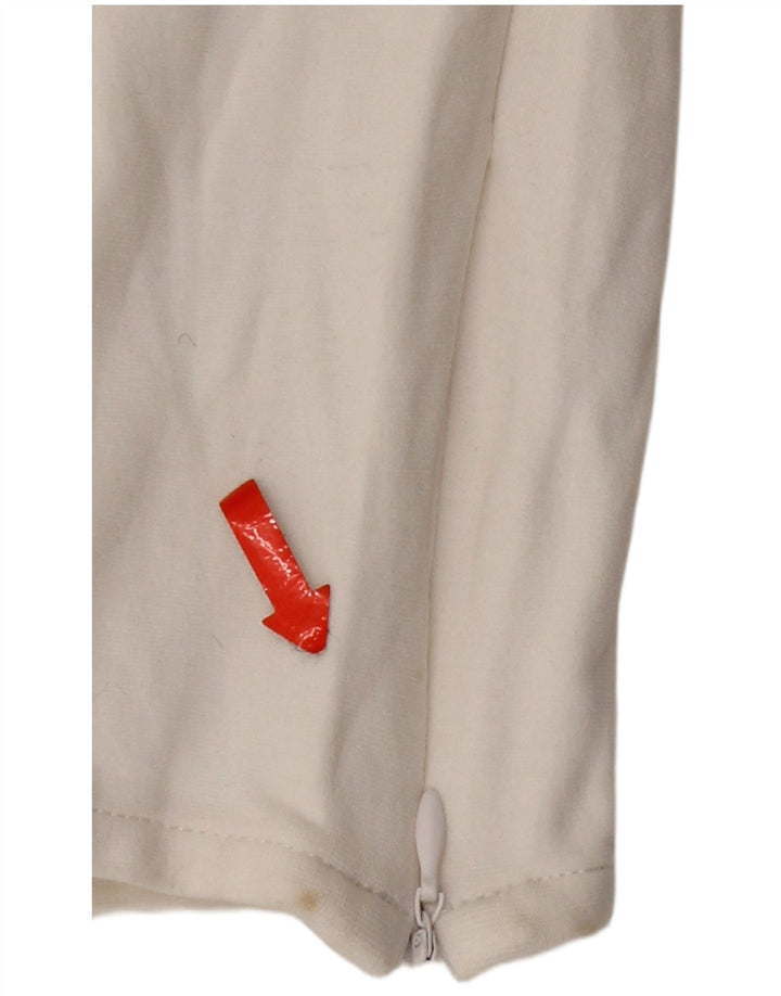 Armani Γυναικείο Slim Casual Παντελόνι Medium W30 L26 Λευκή βισκόζη