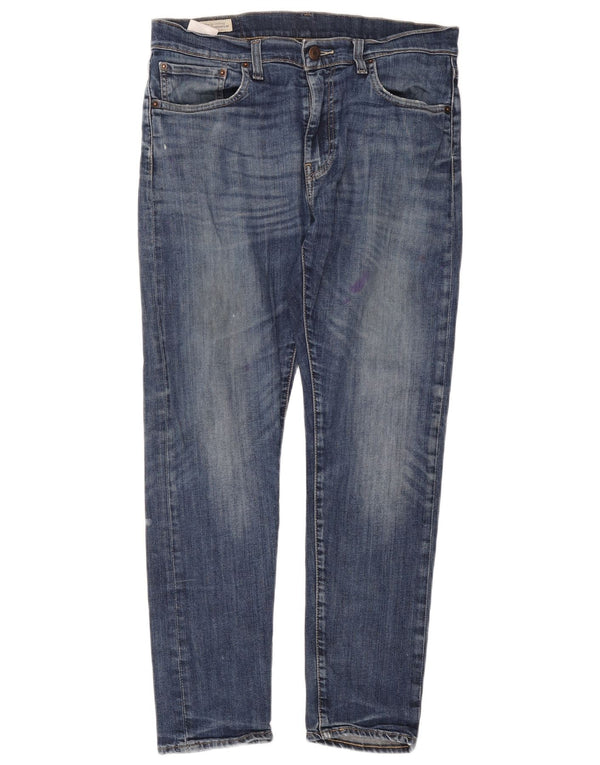 Levi's Mens 512 Slim Tapered Jeans W33 L30 Blue Cotton