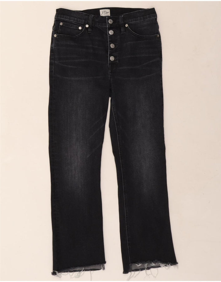 J. CREW Γυναικείο Bootcut Jeans W28 L26 Μαύρο βαμβακερό