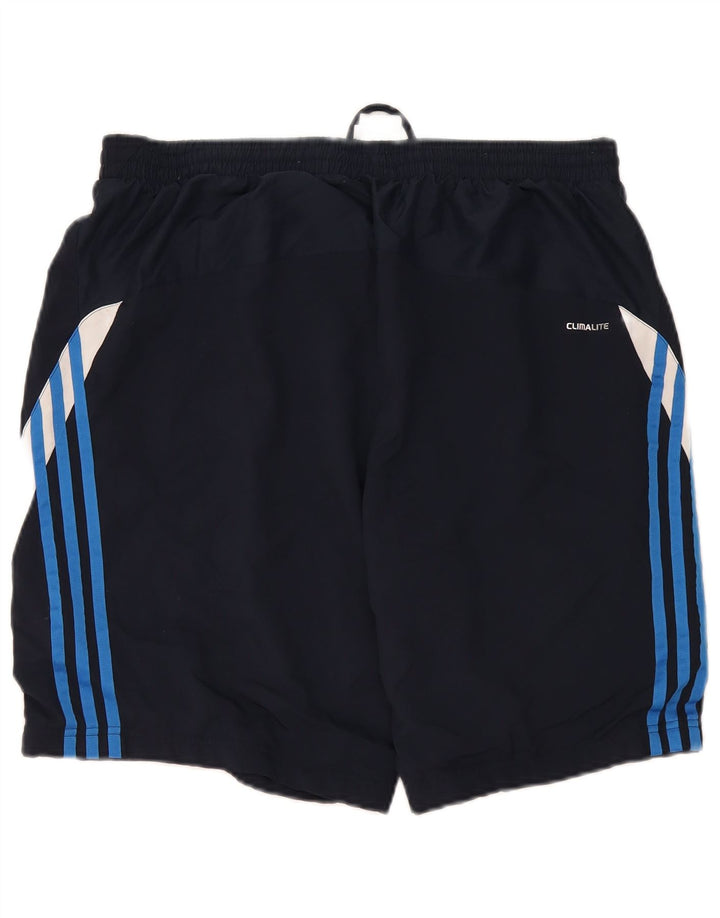 Ανδρικό αθλητικό σορτς Adidas XL Navy Blue Colorblock Πολυεστέρας