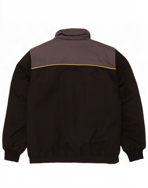 CAT Ανδρικό κουκούλα Utility Jacket UK 42 XL Μαύρο Colourblock Πολυεστέρας