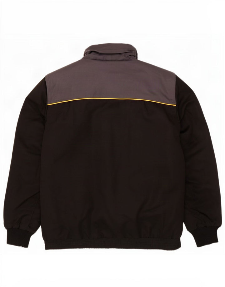 CAT Ανδρικό κουκούλα Utility Jacket UK 42 XL Μαύρο Colourblock Πολυεστέρας