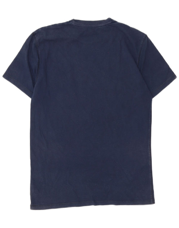 Hard Rock Cafe Ανδρικό γραφικό T-Shirt New York Top Medium Navy Blue Cotton