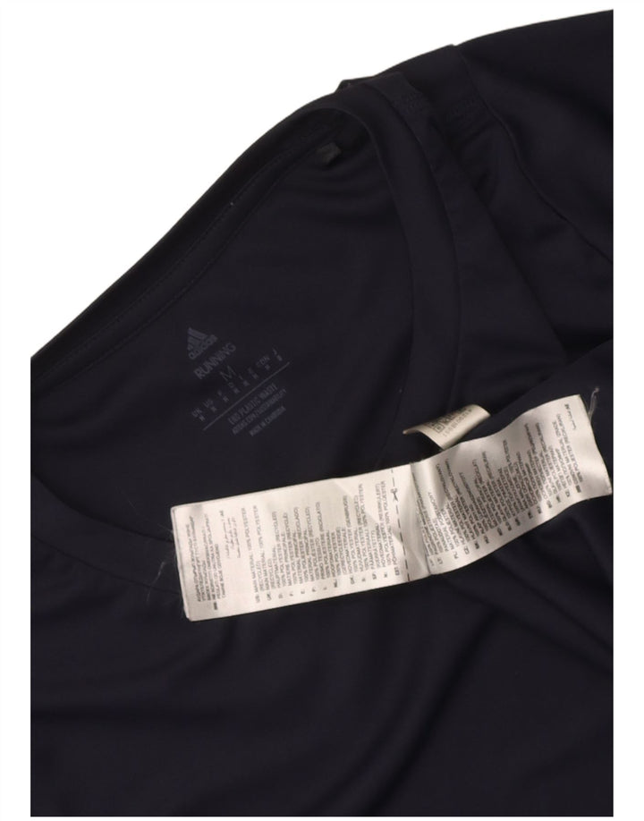 Adidas Ανδρικό T-Shirt Aeroready Top Medium Navy Blue Polyester
