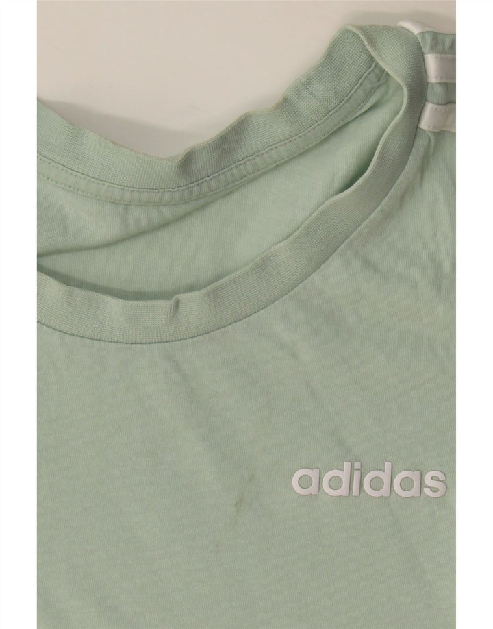 Adidas Γυναικείο T-Shirt Top UK 12/14 Medium Green