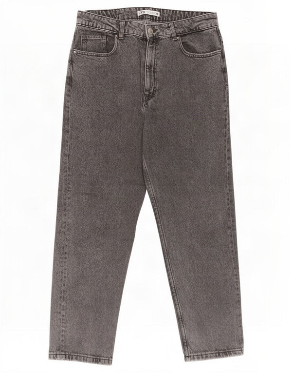 Zara Γυναικείο Ψηλόμεσο Τζιν EU 44 XL W34 L26 Γκρι
