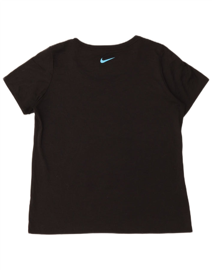 Ανδρικό γραφικό μπλουζάκι Nike Dri Fit τοπ XL μαύρο