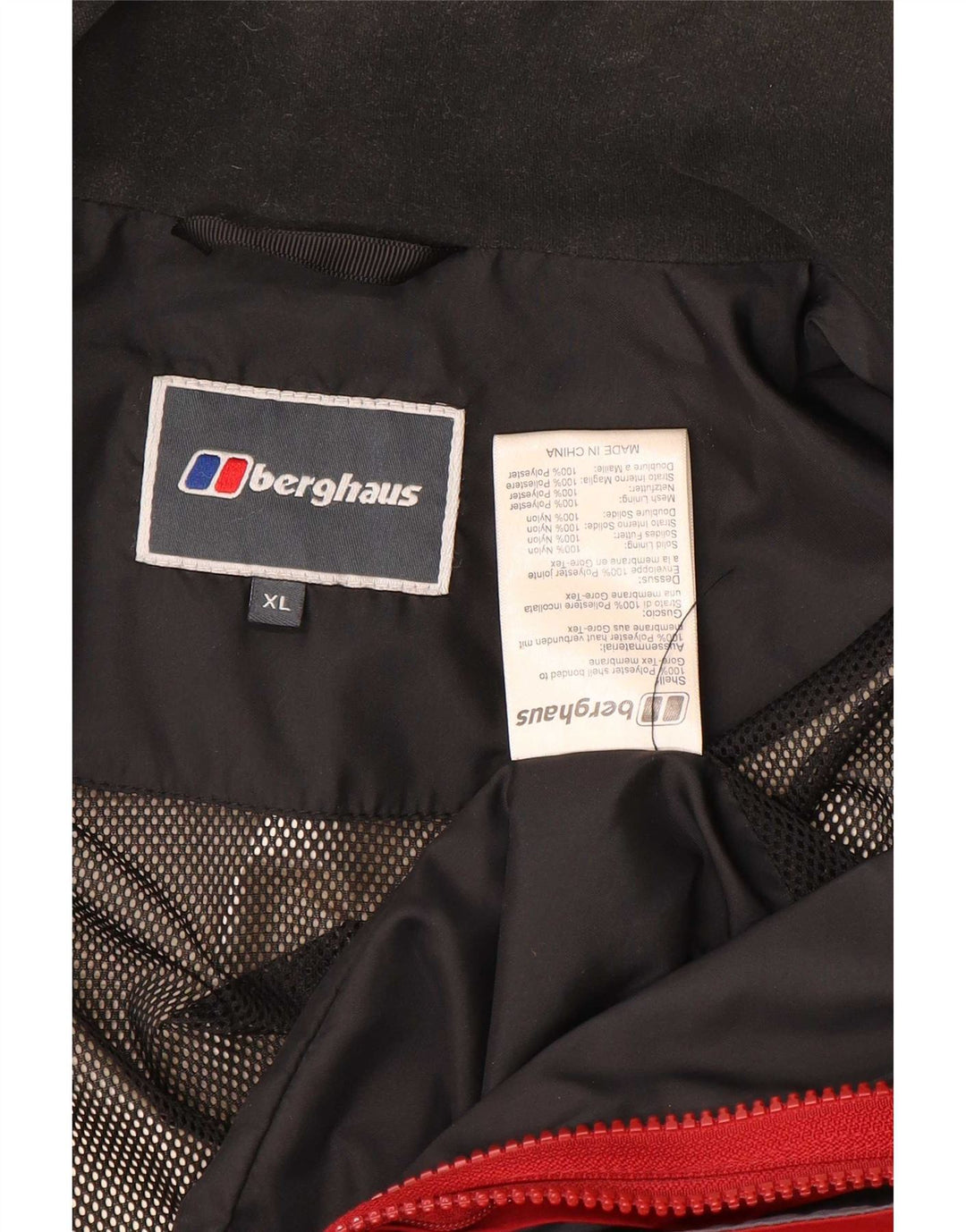 Ανδρικό αδιάβροχο Berghaus UK 42 XL Red Nylon