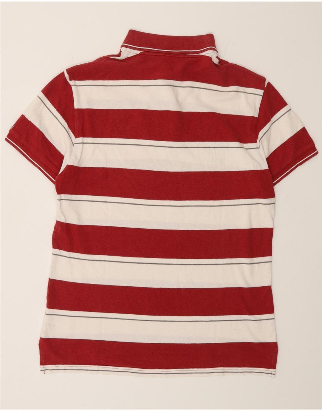 ADIDAS Ανδρικό Miami Heat κοντομάνικο μπλουζάκι ράγκμπι πόλο μεσαίο κόκκινο ριγέ