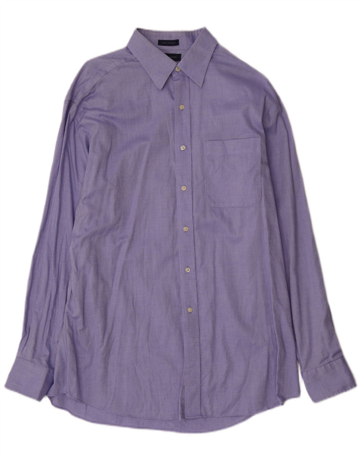 Ανδρικό πουκάμισο Tommy Hilfiger Size 16 Large Blue Cotton