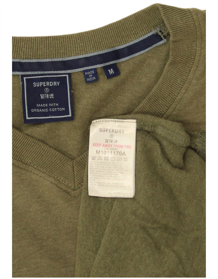 Ανδρικό T-Shirt Superdry Top Μεσαίο Χακί Βαμβακερό