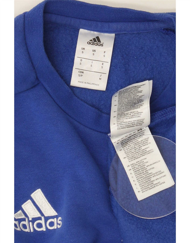 Ανδρικό φούτερ Adidas Jumper Μικρό Μπλε Βαμβακερό