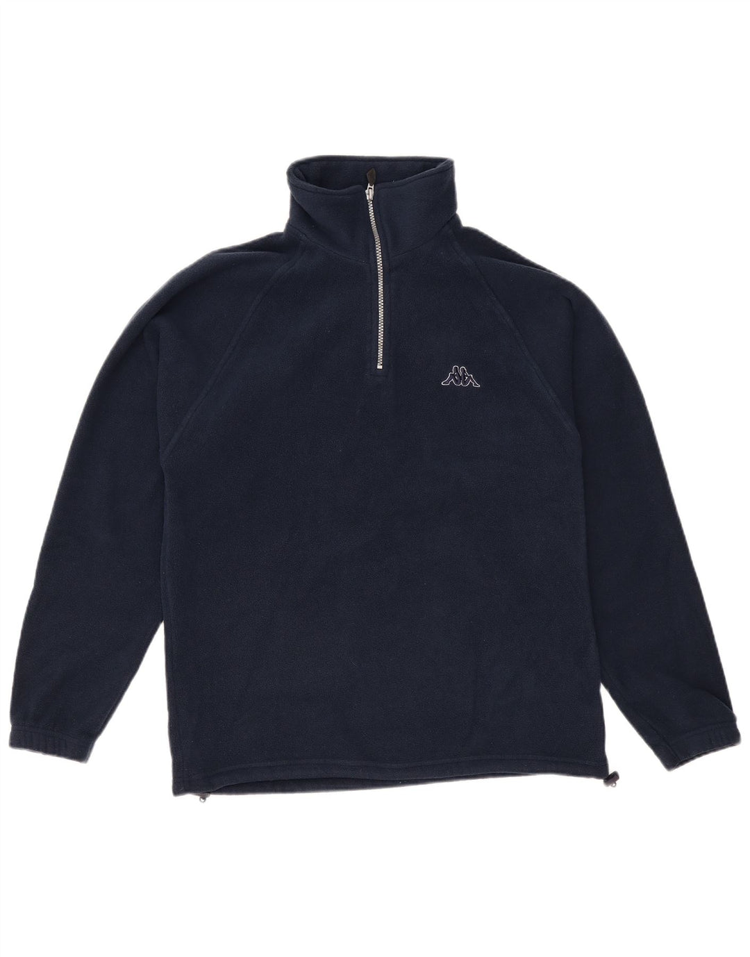 KAPPA Ανδρικό φερμουάρ Fleece Jumper Μικρό Navy Blue Polyester