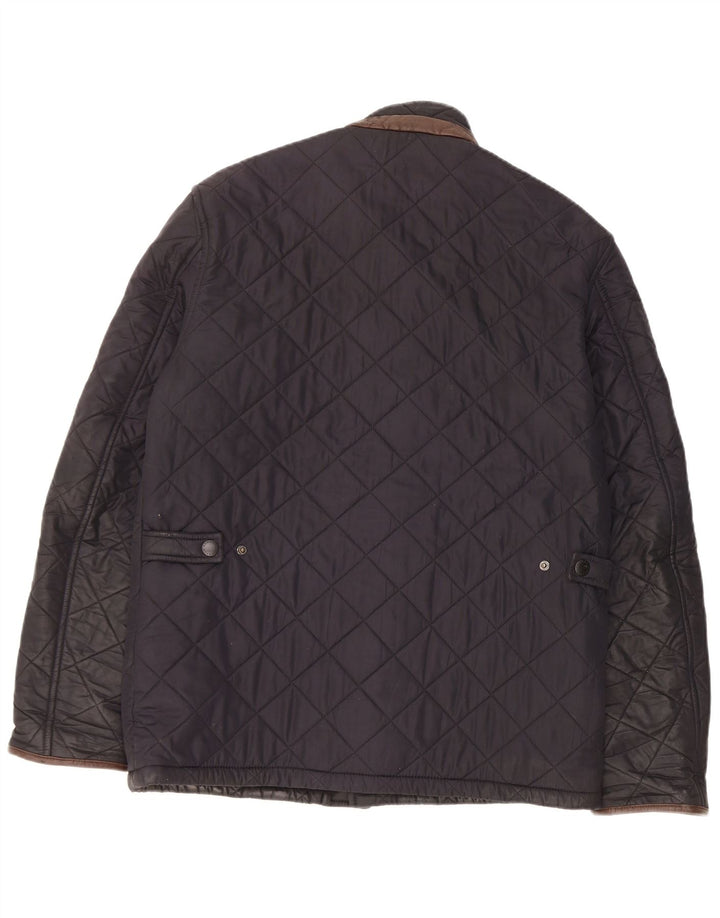 Ανδρικό καπιτονέ μπουφάν Barbour UK 36 Small Navy Blue Polyester