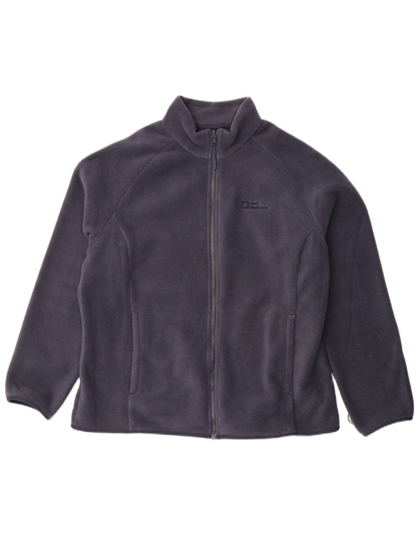 Jack Wolfskin Γυναικείο Fleece Jacket UK 20 2XL Navy Blue Polyester