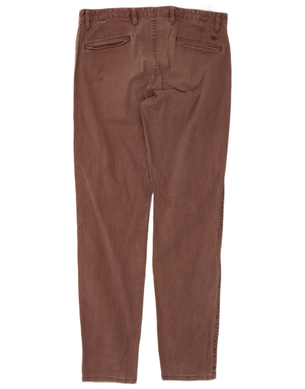 Dockers Mens Slim Chino Παντελόνι W34 L34 Καφέ Βαμβακερό