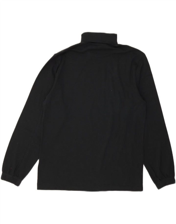 LOTTO Mens Top Long Sleeve Large Black Cotton Vintage Lotto and Second-Hand Lotto from Messina Hembry 
