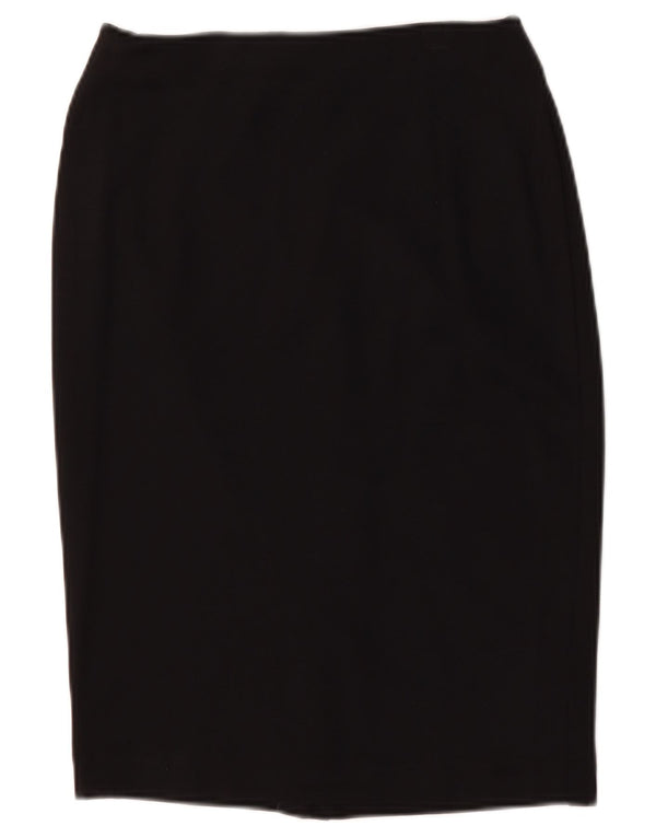 Marks & Spencer Γυναικεία Pencil Φούστα UK 8 Small W27 Black Viscose