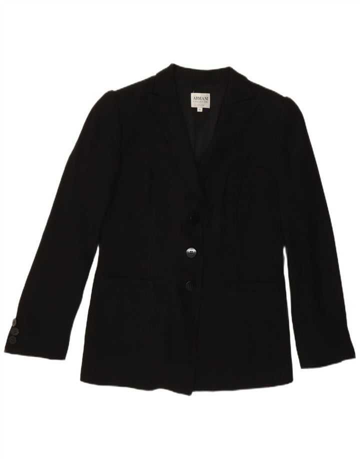 Armani Collezioni Γυναικείο Μπουφάν Blazer 3 κουμπιών IT 44 Μεσαίο Μαύρο